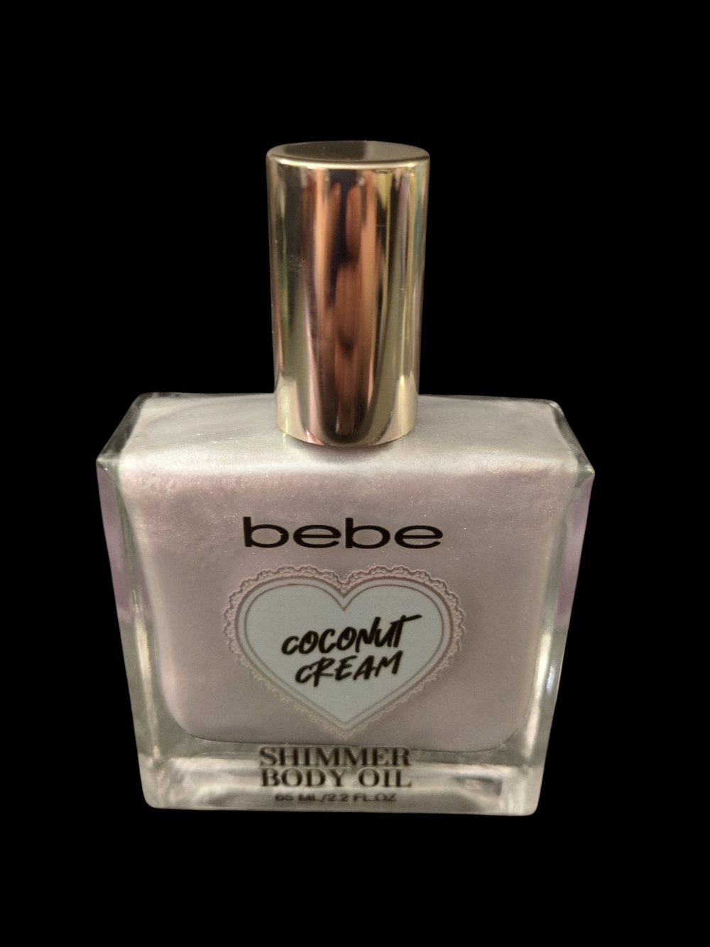 bebe Coconut Cream Shimmer Body Oil -  Soft Pearl